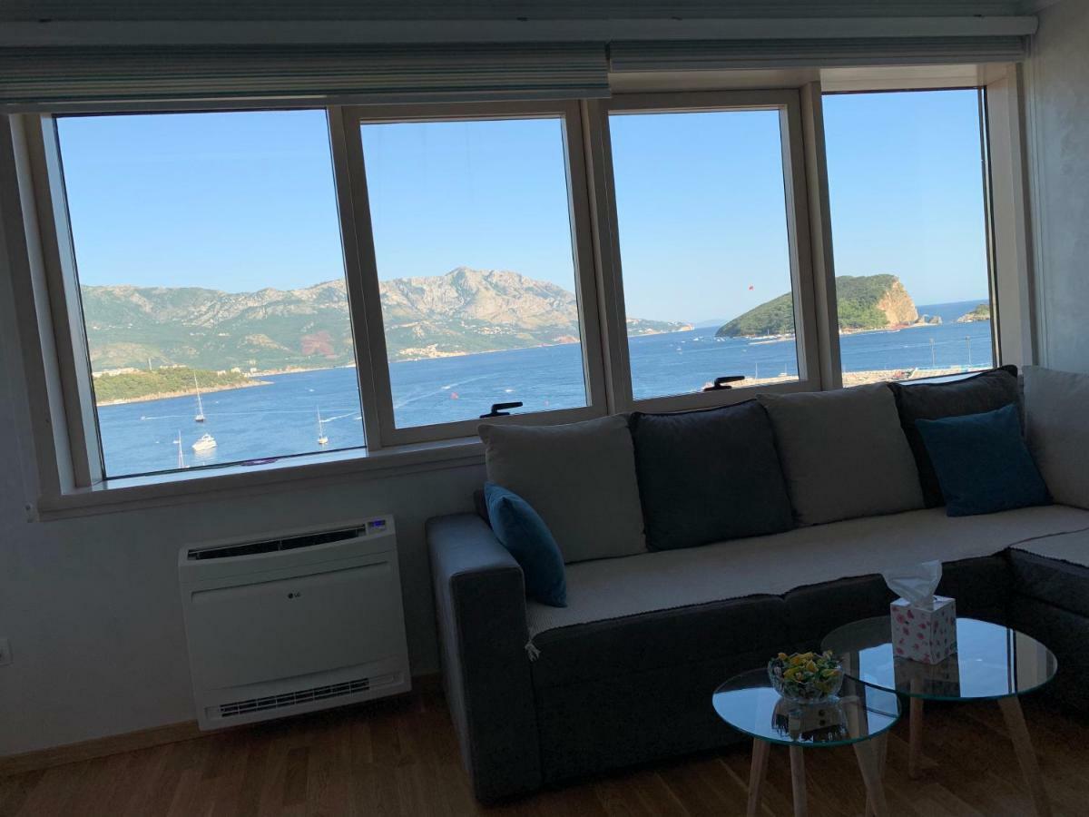 Panoramic Sea View 3-Bedroom Apartment 50 M From The Sea Budva Exterior foto